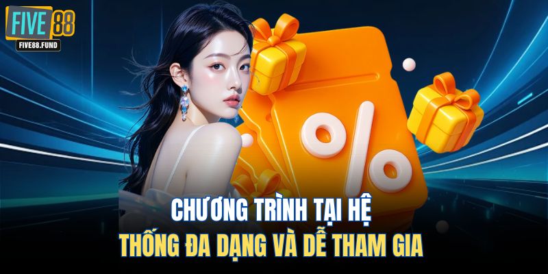 Chương trình tại hệ thống đa dạng và dễ tham gia 